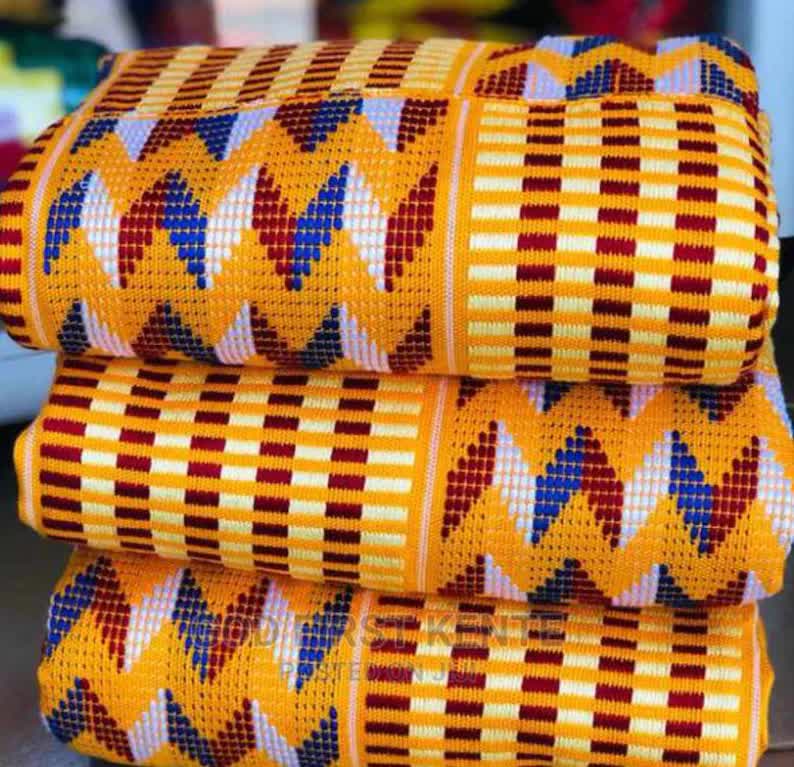 Authentic Ashanti Kente 6 yards Genuine Ghana handwoven Kente fabric and  Kente Cloth Bonwire Kente African fabric African Ghana Kente