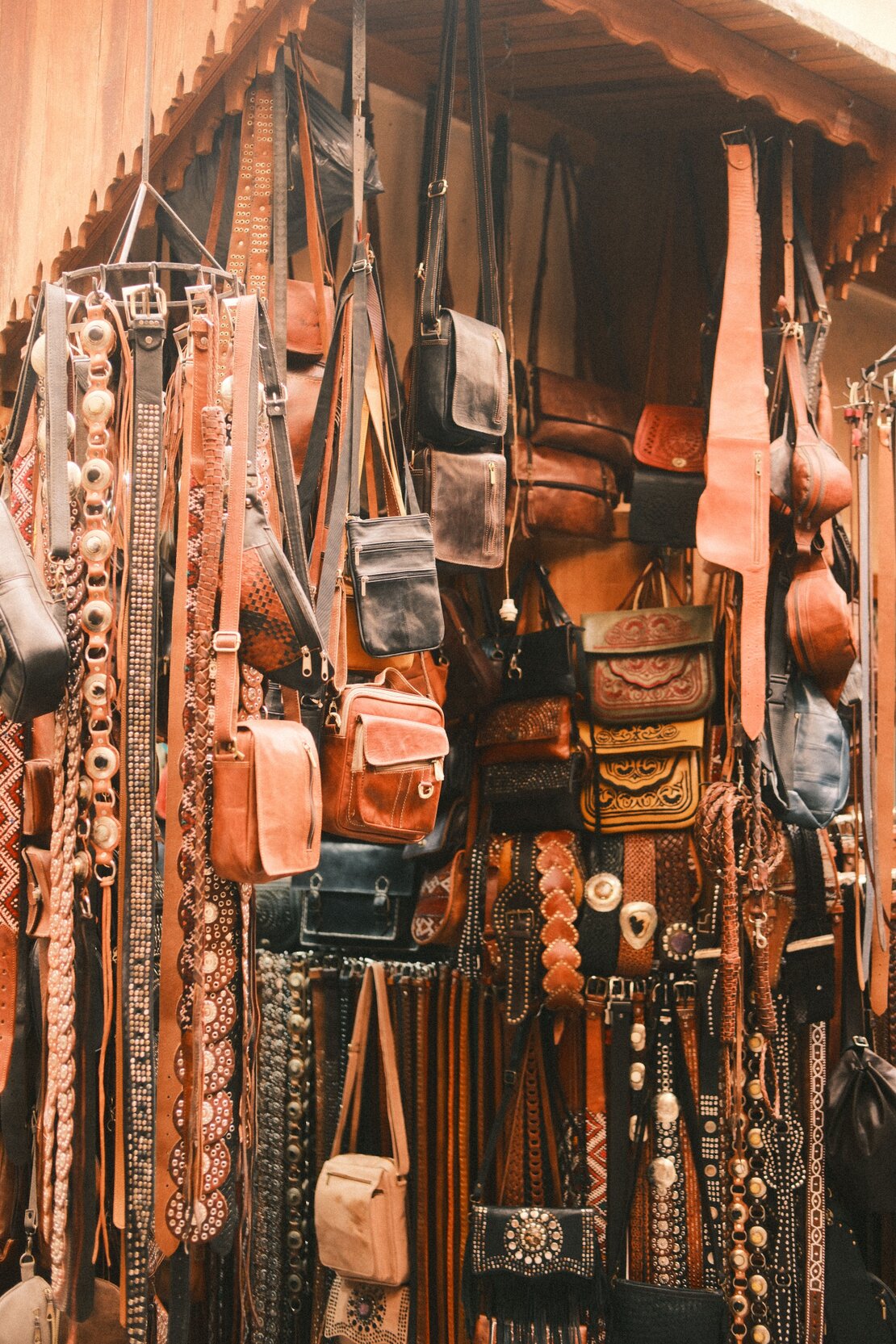 Display of assorted African homeware, textiles and gifts